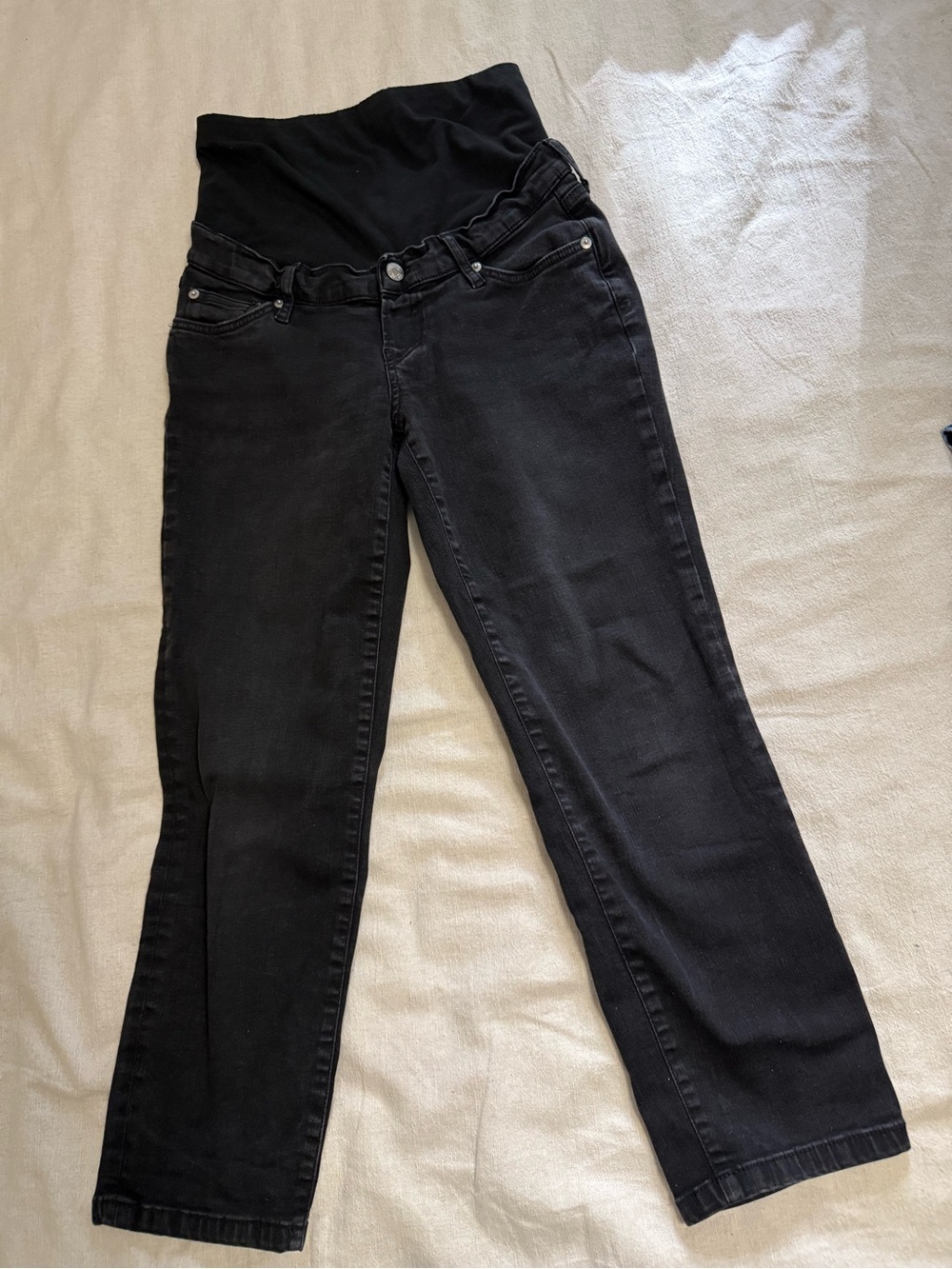 GAP Black Maternity Stretch Waistband Jeans